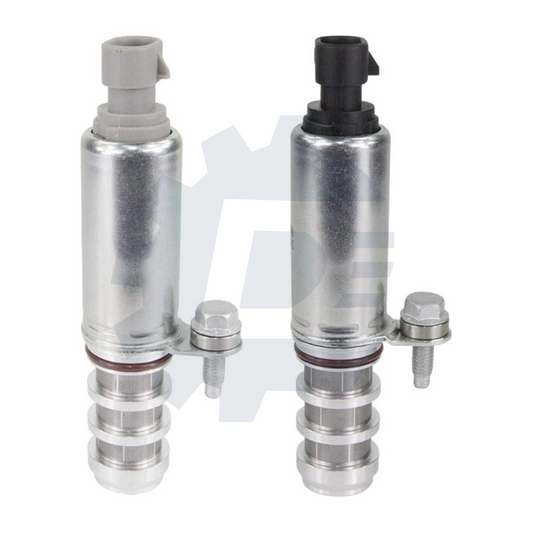 VVT intake & exhaust camshaft position actuator solenoid valve kit 12655421 12655420 compatible with Chevy, GMC Equinox, Malibu, Cobalt, HHR, Terrain, Buick, Pontiac, Saturn 2.0L 2.2L 2.4L