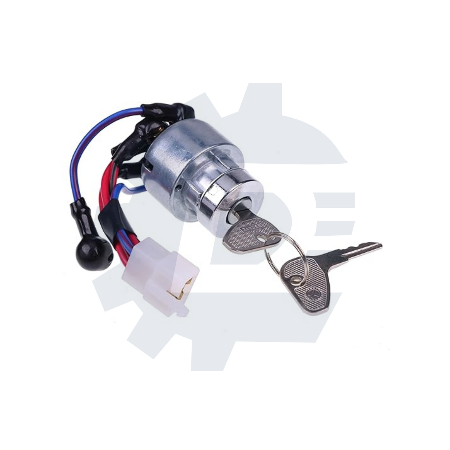 Ignition switch with 2 keys 35260-31800 for Kubota L1802 L2002 L2202 tractors, replaces 38180-31800 34670-3182