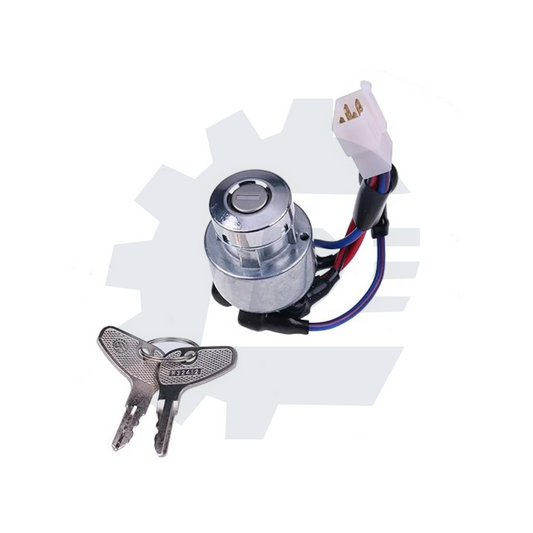 Ignition switch with 2 keys 35260-31800 for Kubota L1802 L2002 L2202 tractors, replaces 38180-31800 34670-3182