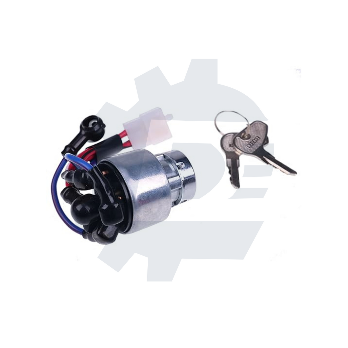 Ignition switch with 2 keys 35260-31800 for Kubota L1802 L2002 L2202 tractors, replaces 38180-31800 34670-3182