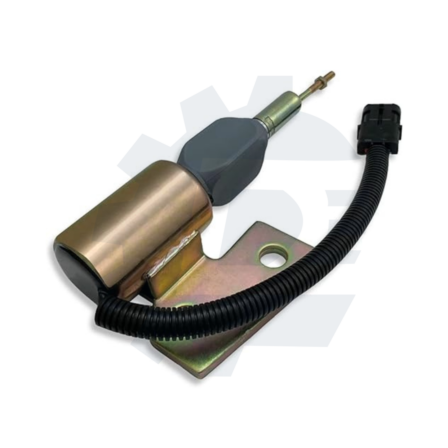 12V shut off solenoid 3991167 3964627 SA-4941-12 87420952 J991167 J932529 compatible with Hyundai Cummins 4BT engines and Case IH 1150H MX100 MX120 MX150 580M 1840 70XT 85XT 550G 586E 580SL 5120 5130 5140