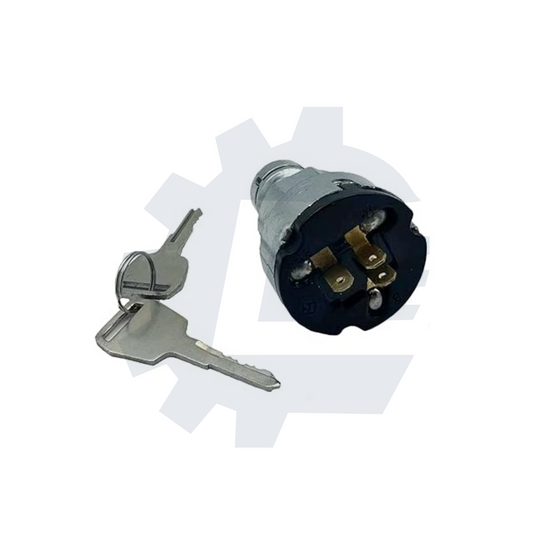 3-terminal ignition switch with 2 keys 57510-23000-71 for Toyota, Hyster, and Clark forklifts