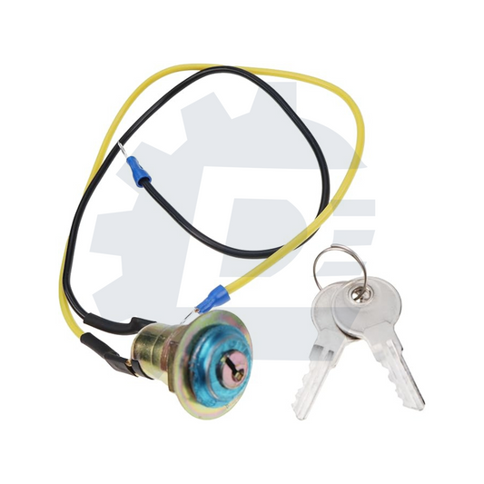Ignition switch with 2 keys 8N3679C for Ford 8N, NAA Jubilee, 2000 & 4000 tractors and John Deere 4020
