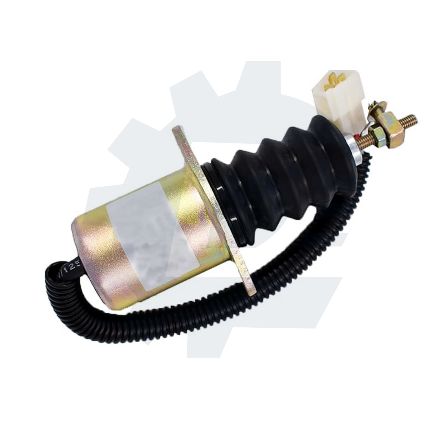 Fuel shut off solenoid valve AM882277 compatible with John Deere 670 770 870 970 1070 compact tractor 12V
