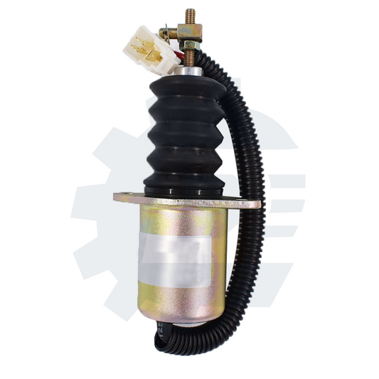 Fuel shut off solenoid valve AM882277 compatible with John Deere 670 770 870 970 1070 compact tractor