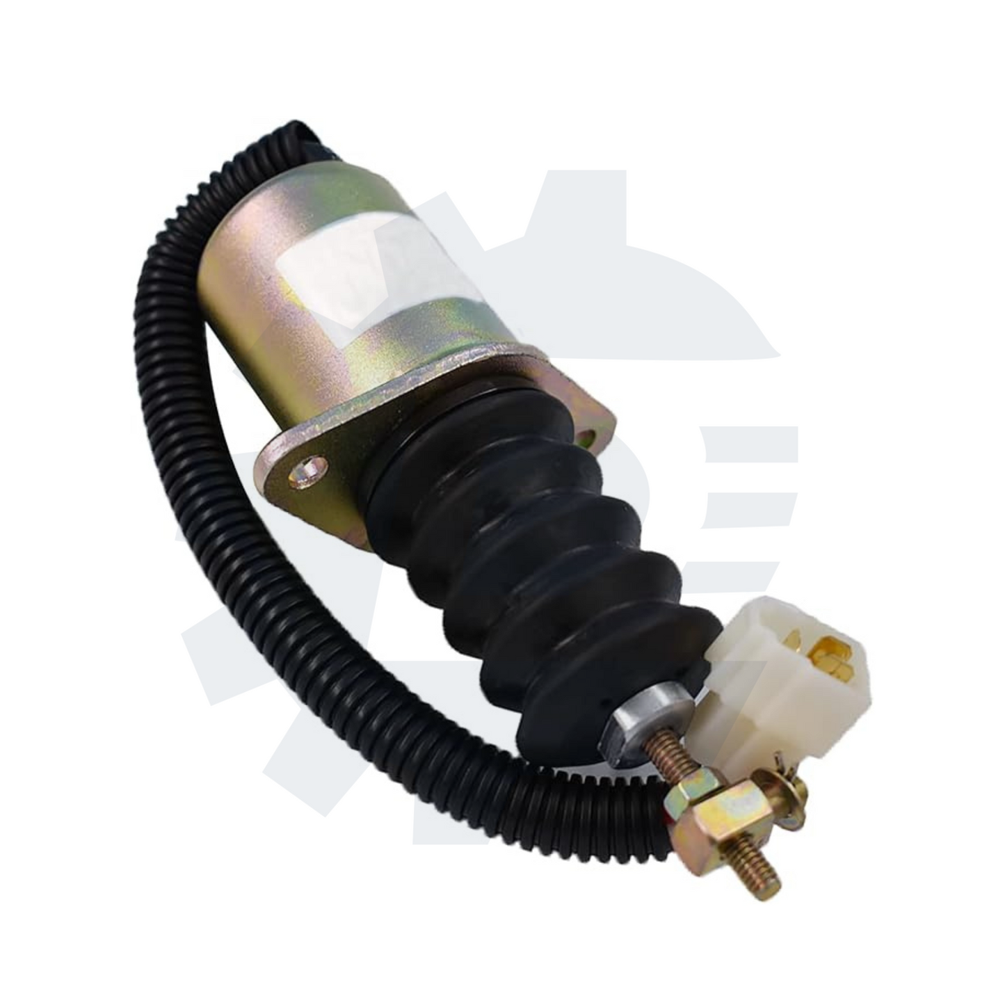 Fuel shut off solenoid valve AM882277 compatible with John Deere 670 770 870 970 1070 compact tractor
