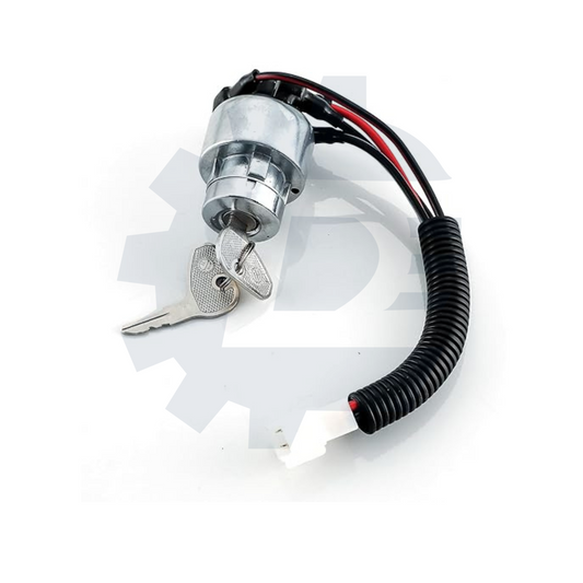 Ignition switch with key TC020-31820 for Kubota L2501 L2800 L3400 MX5000 tractors, replaces TC020-31822