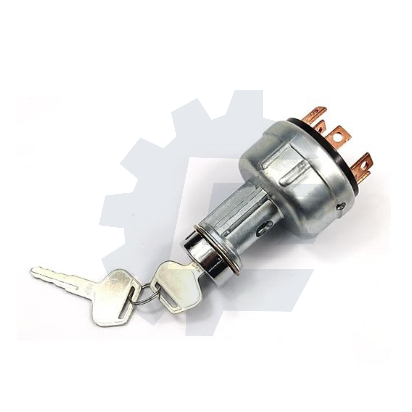 John Deere ignition starter switch part #08086-10000, also fits CH11696. Compatible with John Deere tractors 650, 750, 850, 900HC, 950, 1050, 1250, 1450, 1650 and Yanmar tractors 155, 180, 1300, 1510, 1720, 1810