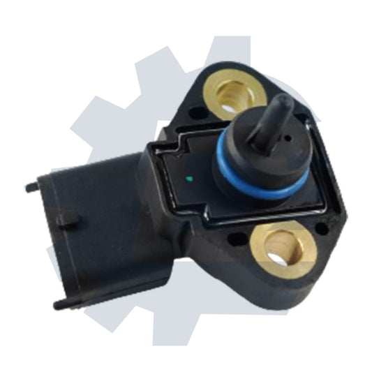 Manifold Absolute Pressure (MAP) Sensor part numbers 0281006123, 0281006282, 0281006283, 0281002246, A0091534728, 41532028, compatible with Mercedes-Benz and Cummins diesel engines.