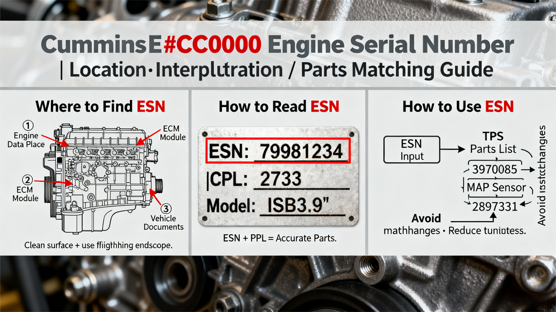 Cummins ESN Lookup: How to Find Your Engine Serial Number and Get the Right Parts