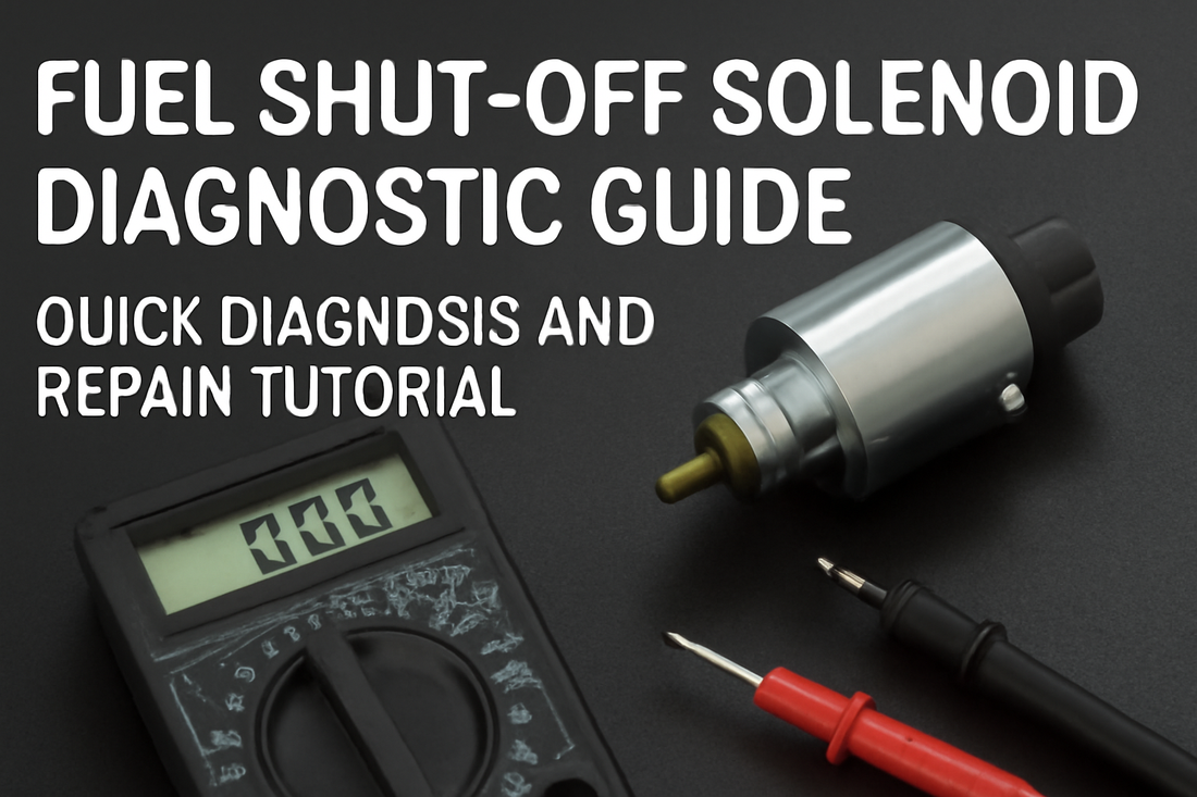 Fuel Shut-Off Solenoid Diagnostic Guide Quick Diagnosis and Repair Tutorial