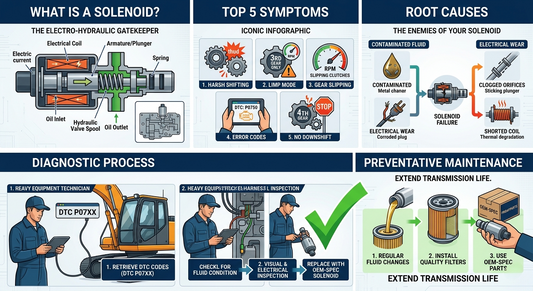 Heavy Equipment Diagnostics: 5 Signs of a Failing Transmission Solenoid