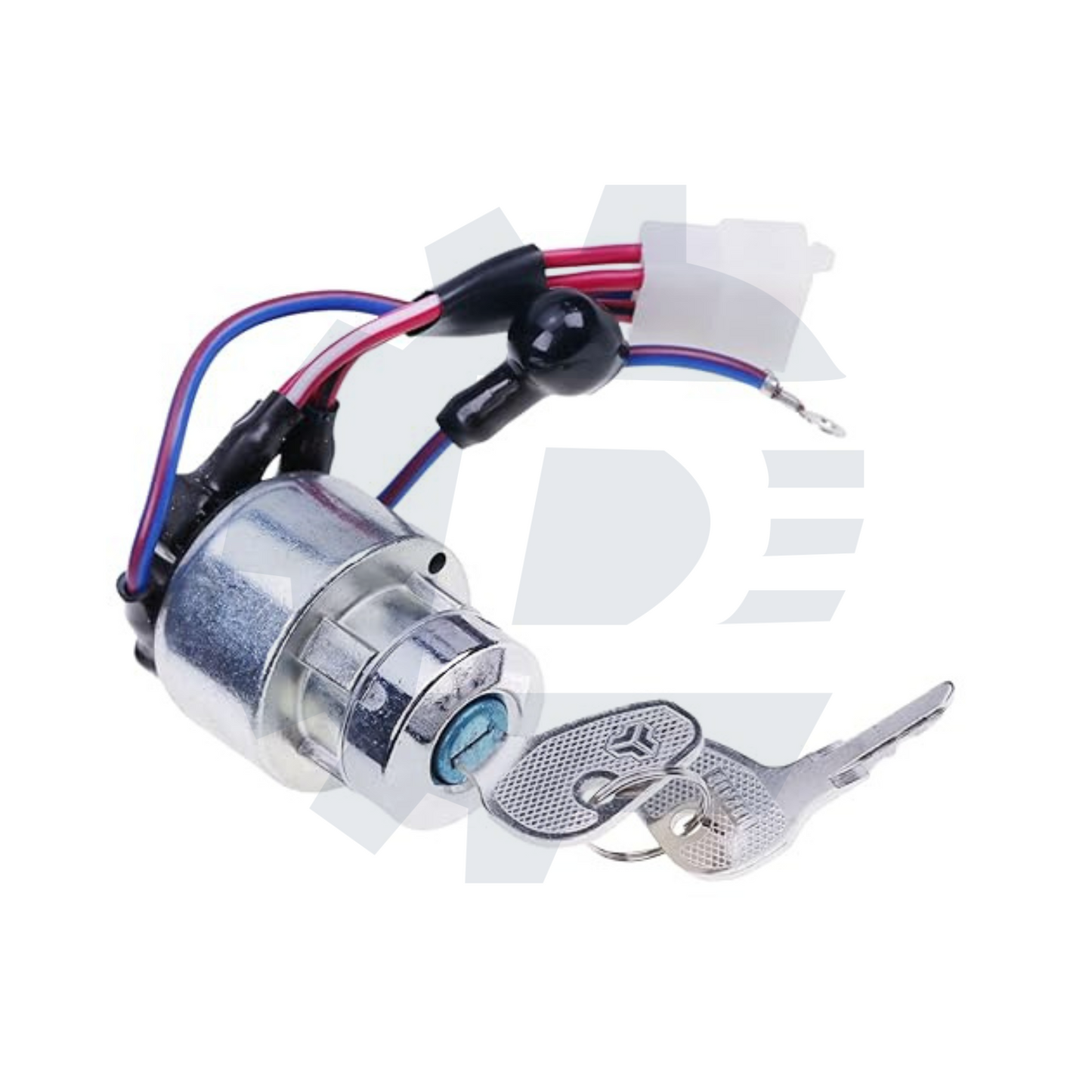 Ignition switch with 2 keys 35260-31800 for Kubota L1802 L2002 L2202 tractors, replaces 38180-31800 34670-3182 32430-31820