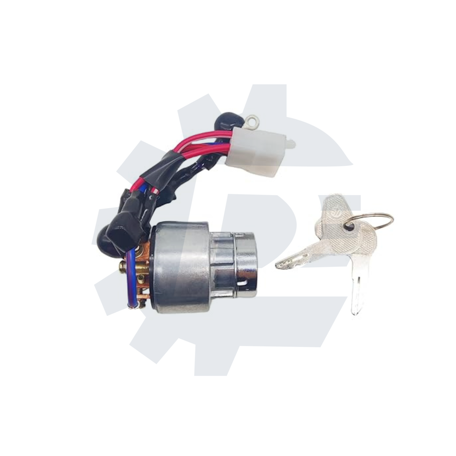 Ignition switch with 2 keys 35260-31800 for Kubota L1802 L2002 L2202 tractors, replaces 38180-31800 34670-3182 32430-31820