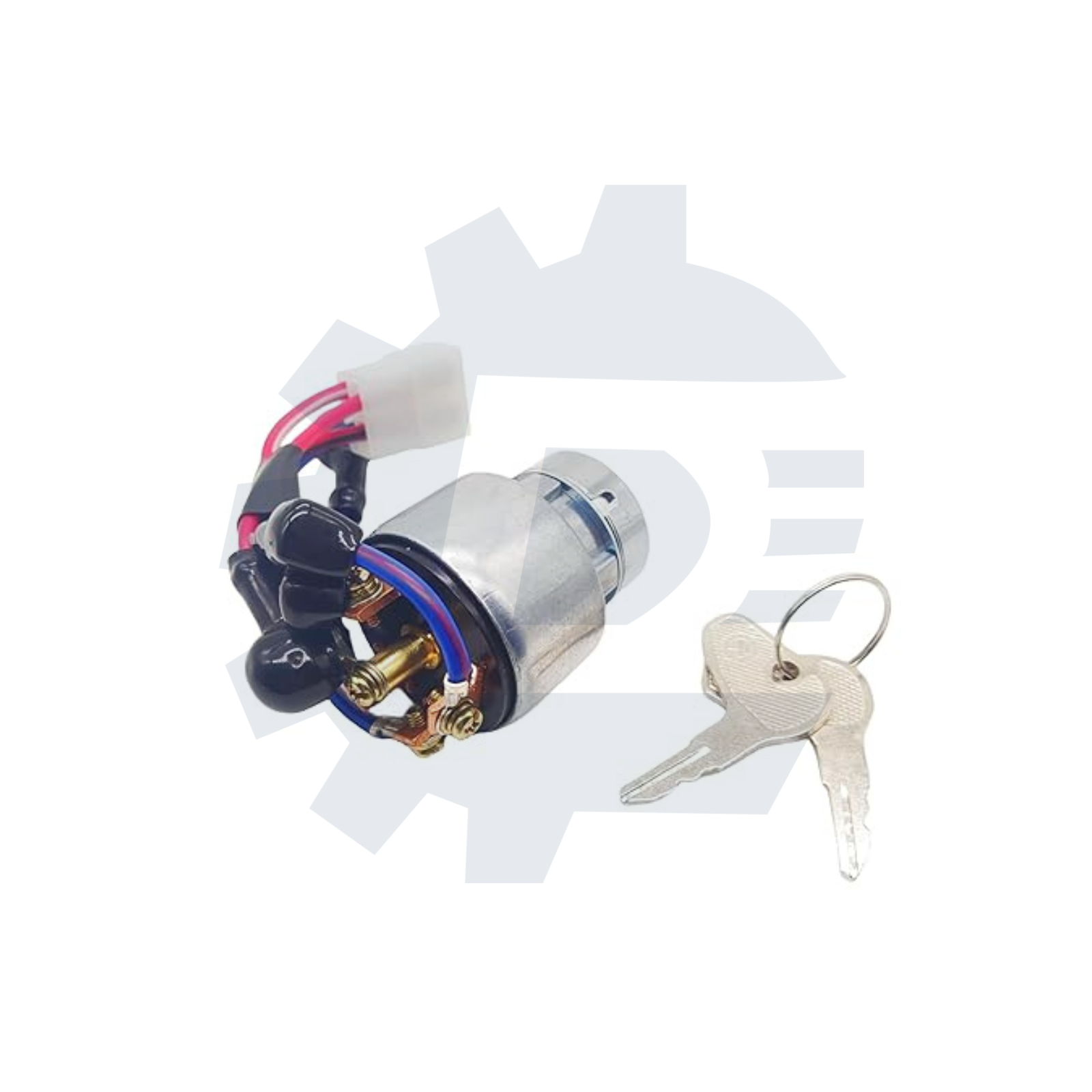 Ignition switch with 2 keys 35260-31800 for Kubota L1802 L2002 L2202 tractors, replaces 38180-31800 34670-3182 32430-31820