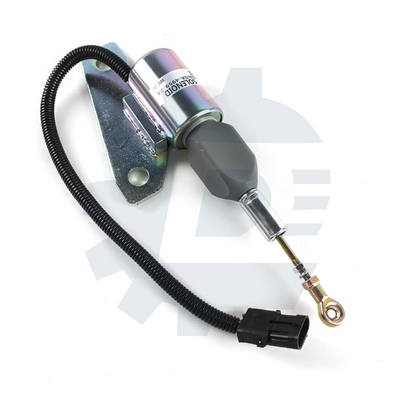 24V fuel shut off stop solenoid valve 3991625 SA-4959-24 3358076 5267132, compatible with Hyundai R200-5, R225-7, R335-7 excavators and Cummins 6BT 5.9 engines