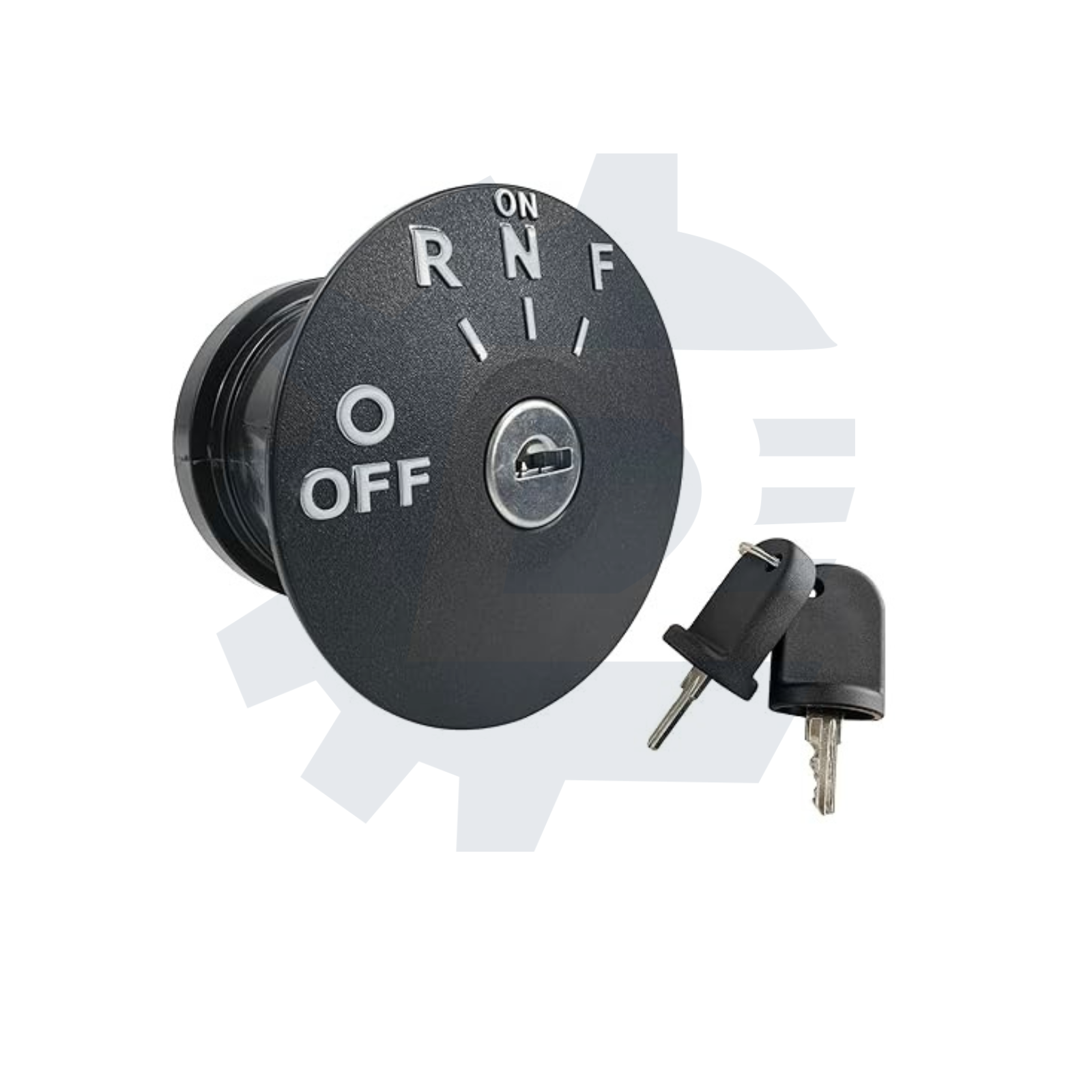 4-position 48V ignition key switch with 2 umbrella keys for EZ-GO RXV electric golf carts (2008-Up), replaces 605637 611283 609682