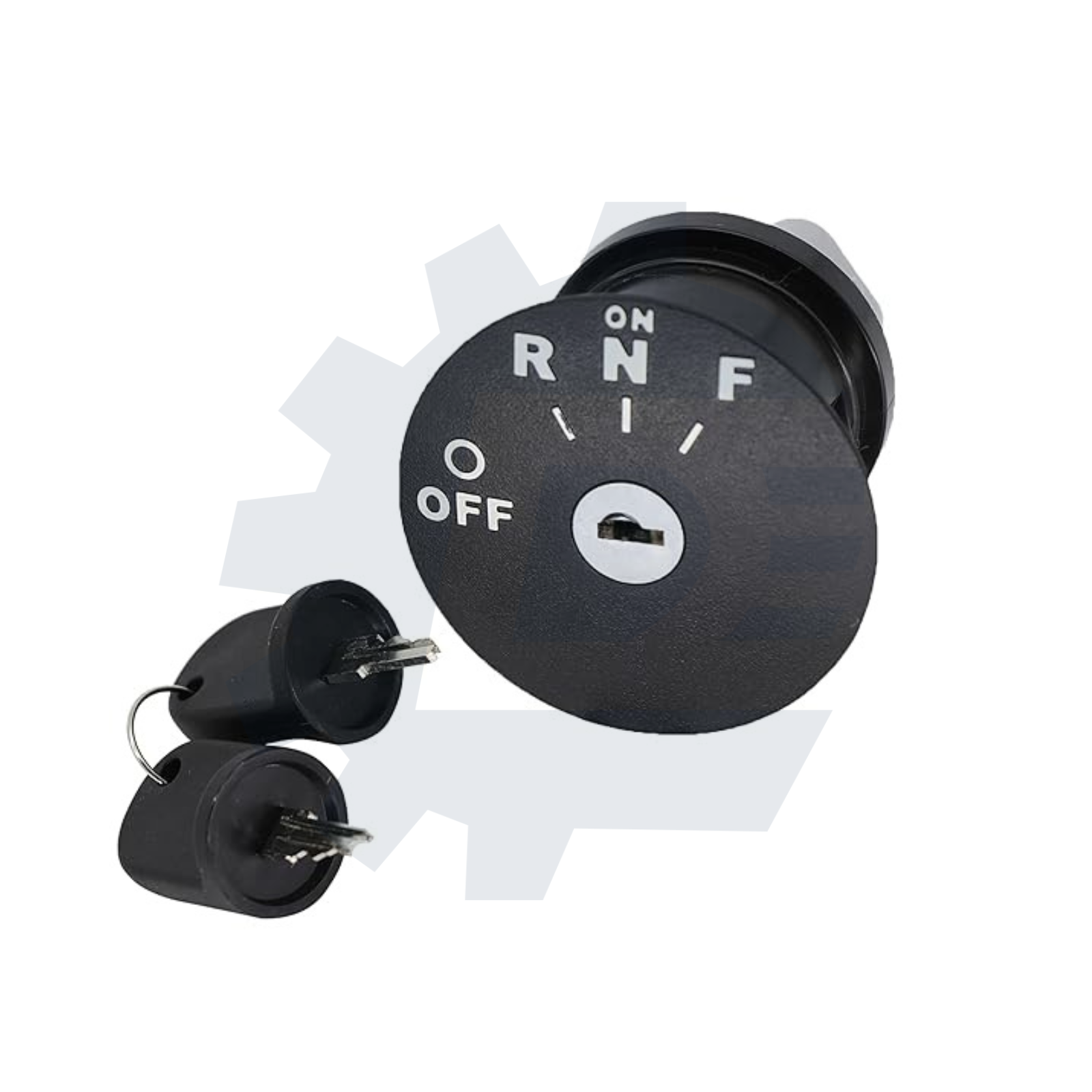 4-position 48V ignition key switch with 2 umbrella keys for EZ-GO RXV electric golf carts (2008-Up), replaces 605637 611283 609682