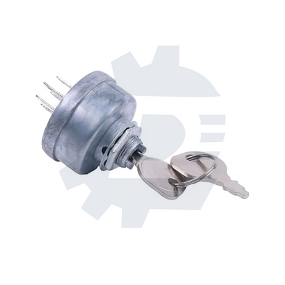 Ignition starter switch with 2 keys for John Deere AM103286, Ariens 03115200, Gravely 019223, Jacobsen 129746 compatible models 