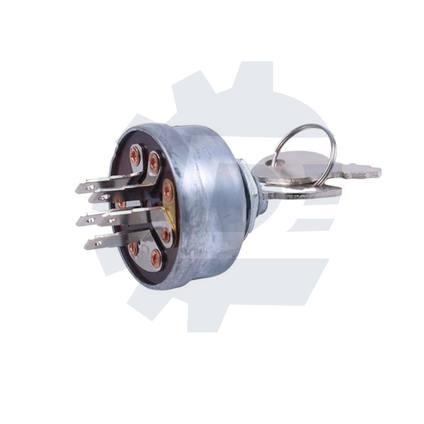 Ignition starter switch with 2 keys for John Deere AM103286, Ariens 03115200, Gravely 019223, Jacobsen 129746 compatible models