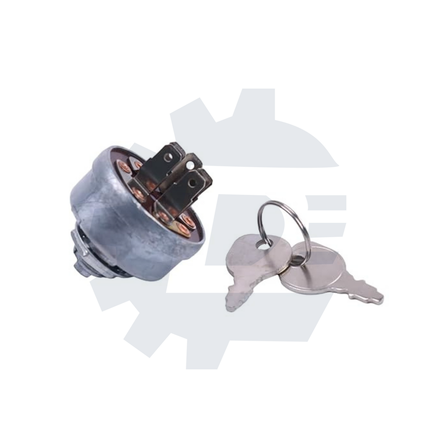 Ignition starter switch with 2 keys for John Deere AM103286, Ariens 03115200, Gravely 019223, Jacobsen 129746 compatible models
