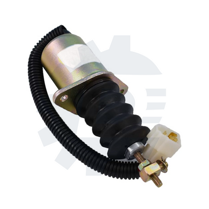 Fuel shut off solenoid valve AM882277 compatible with John Deere 670 770 870 970 1070 compact tractor