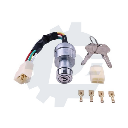 Ignition key switch JK411-01 for Heli CPCD20 CPCD30 CPQ10 forklifts, replaces Z8710-04110 Z871014110