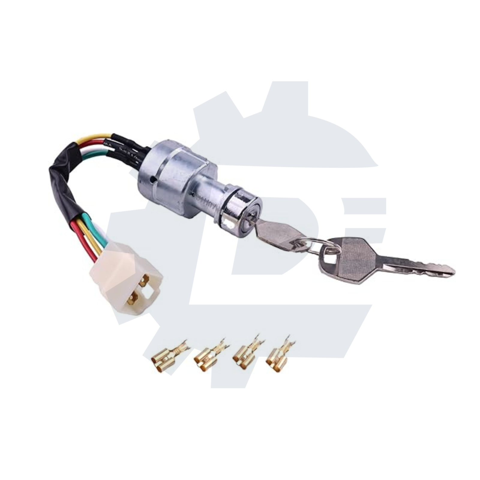 Ignition key switch JK411-01 for Heli CPCD20 CPCD30 CPQ10 forklifts, replaces Z8710-04110 Z871014110