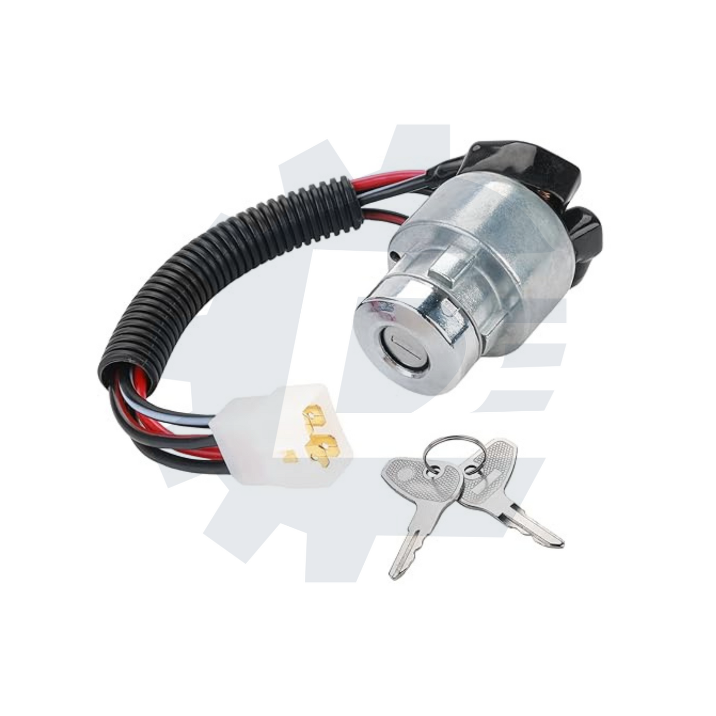 Ignition switch with key TC020-31820 for Kubota L2501 L2800 L3400 MX5000 tractors, replaces TC020-31822