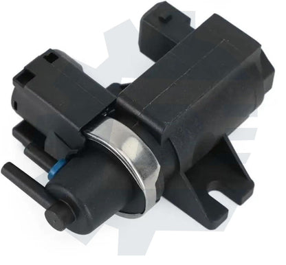 BMW turbocharger boost control solenoid valve part #11747584628, also fits #700887210. Compatible with BMW models X5, X6, Z4, 528i, 535i, 750i with chassis codes F20, F30, E90, E91