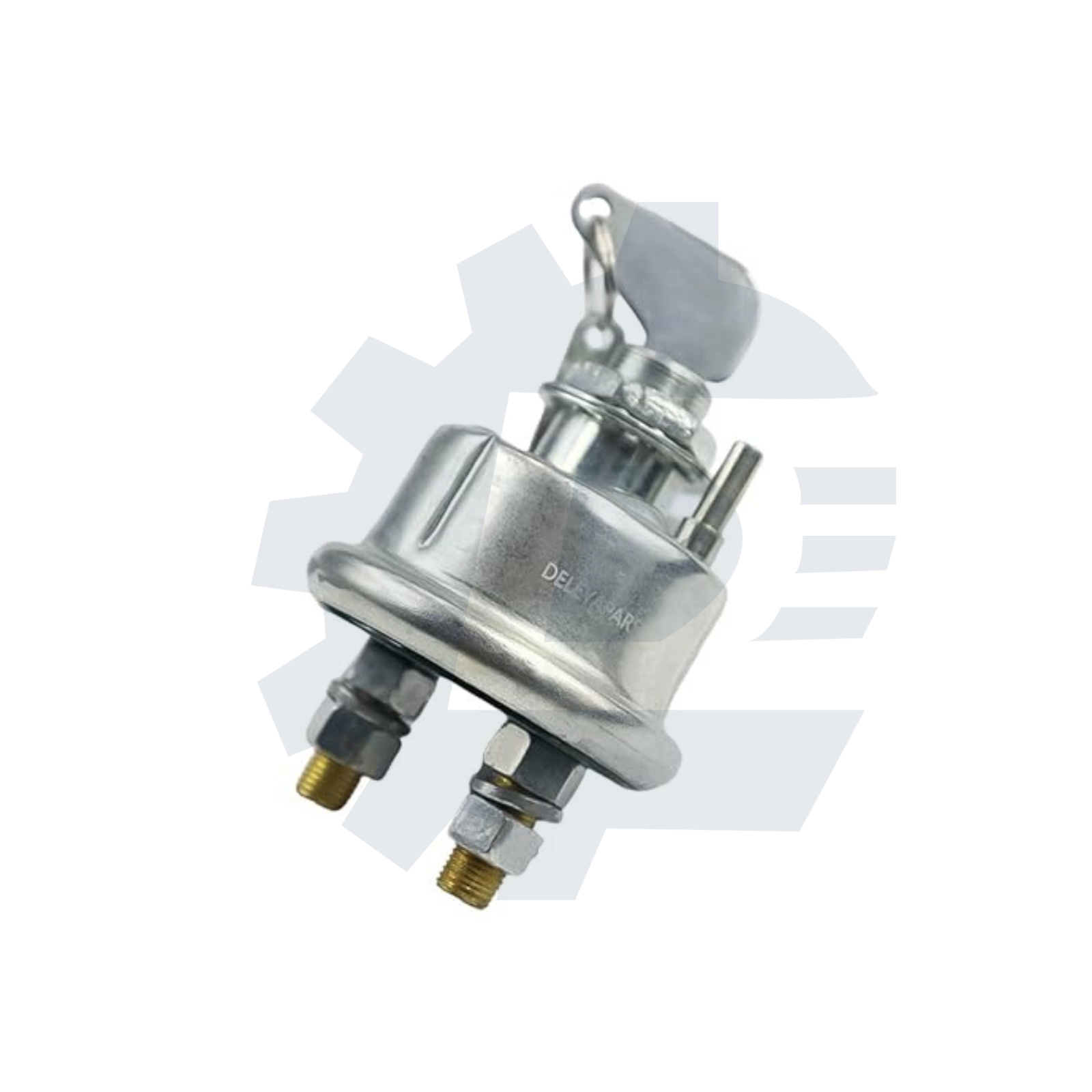 Caterpillar ignition switch with key part #7N-0718 for tractor scraper models 611, 613, 615, 621, 623, 627, 631, 633, 637, 639, 641, 651, 657, and 666B