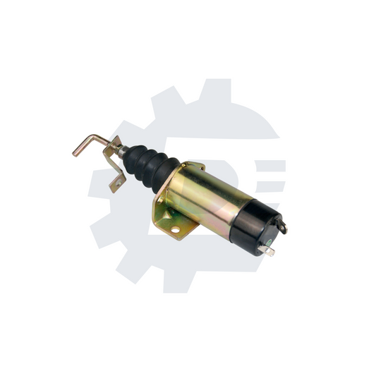 Fuel shut off solenoid 1502-12C7U2B2S1 SA-3405-T 12V compatible with Lister Petter LPW LPWS LPWT diesel engine genset