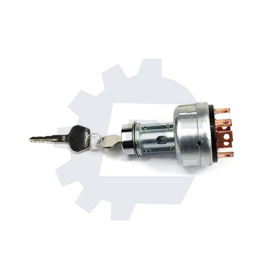 John Deere ignition starter switch part #08086-10000, also fits CH11696. Compatible with John Deere tractors 650, 750, 850, 900HC, 950, 1050, 1250, 1450, 1650 and Yanmar tractors 155, 180, 1300, 1510, 1720, 1810