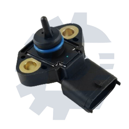 Manifold Absolute Pressure (MAP) Sensor part numbers 0281006123, 0281006282, 0281006283, 0281002246, A0091534728, 41532028, compatible with Mercedes-Benz and Cummins diesel engines.