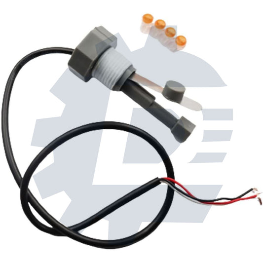 New 3-wire (Black, White, Red) flow switch replacement part #520736 for Pentair IntelliChlor IC15, IC20, IC40, and IC60 salt chlorine generator cells manufactured after 2018.