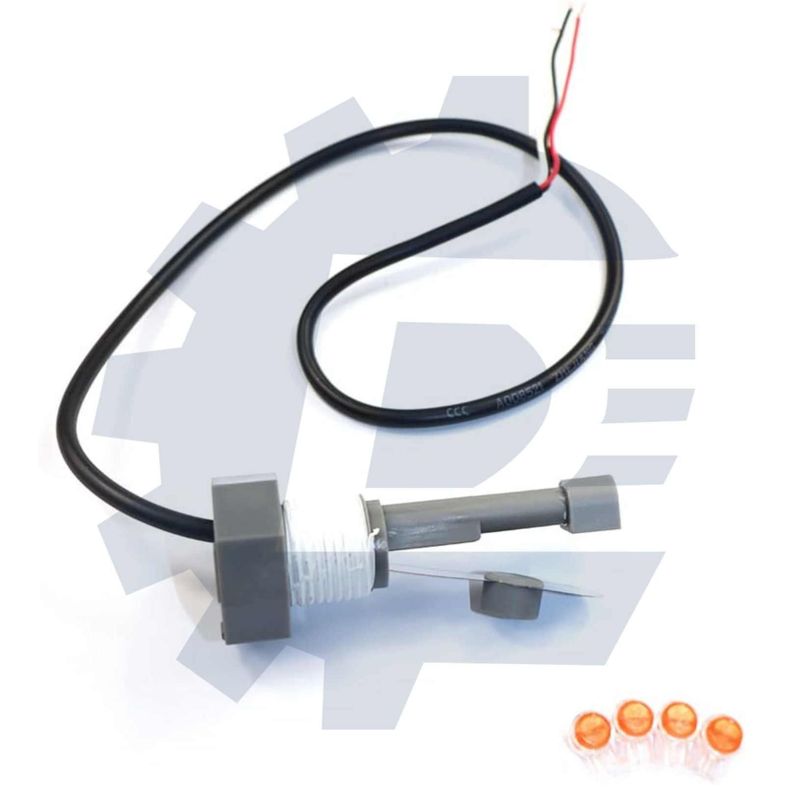 New 3-wire (Black, White, Red) flow switch replacement part #520736 for Pentair IntelliChlor IC15, IC20, IC40, and IC60 salt chlorine generator cells manufactured after 2018.
