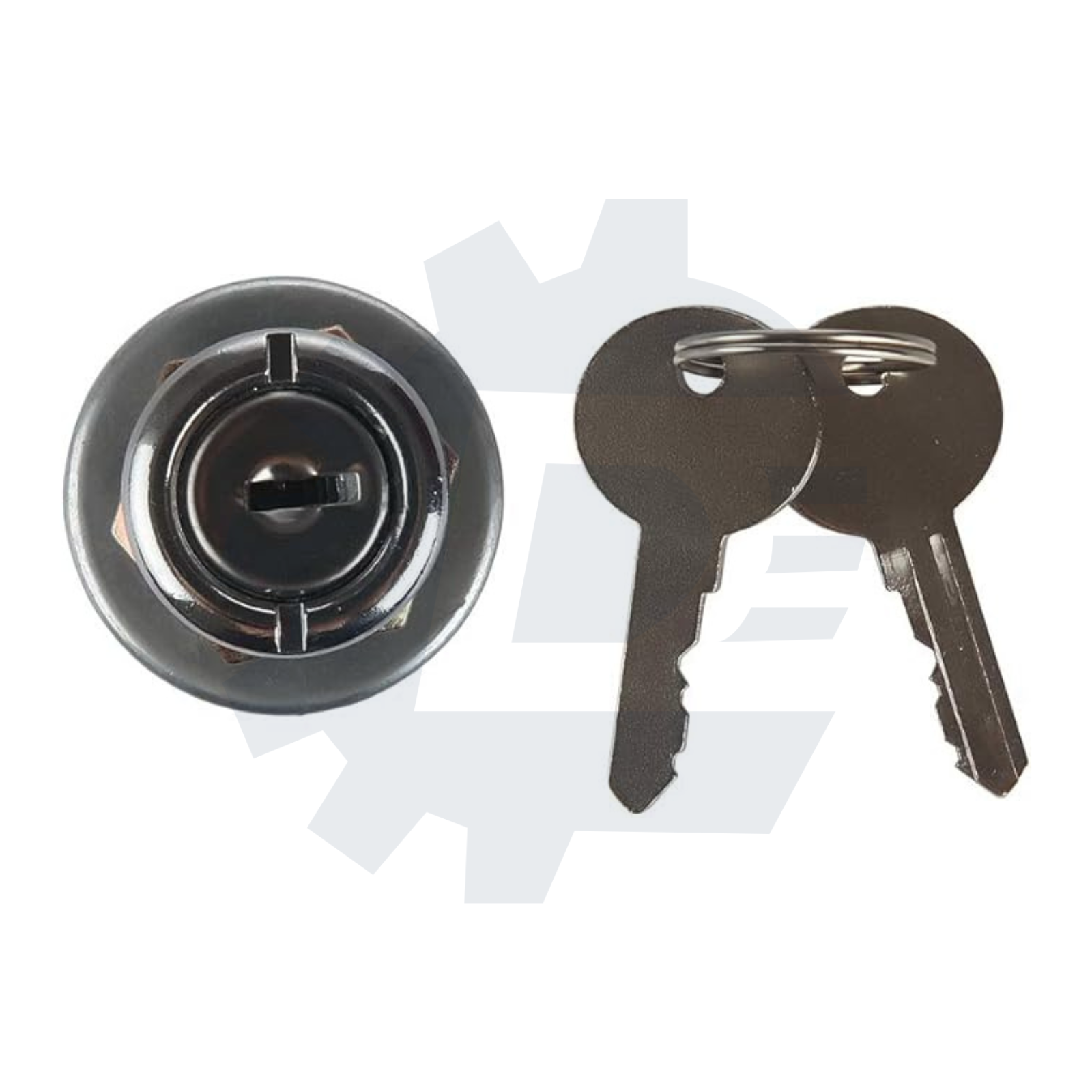 Waterproof 3-position 5-terminal ignition key starter switch with 2 keys 31973K4183 for tractors, trailers, diggers, and agricultural equipment